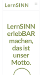 Mobile Screenshot of lernsinn.com